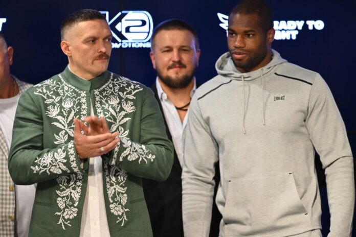 Oleksandr Usyk and Daniel Dubois press conference