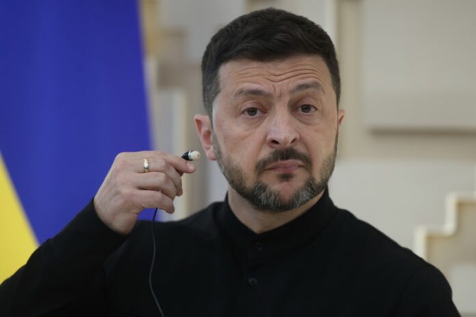 Ukrainian President Zelensky meets the press after talks in Ankara