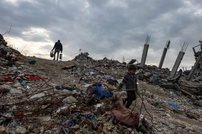 Destruction in Gaza