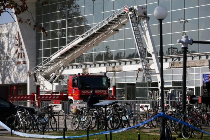 Several people killed after a concrete canopy collapses at Novi Sad Railway station