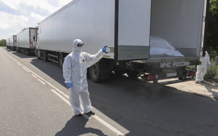 Russia delivers first batch of 1,212 bodies of Ukrainian soldiers