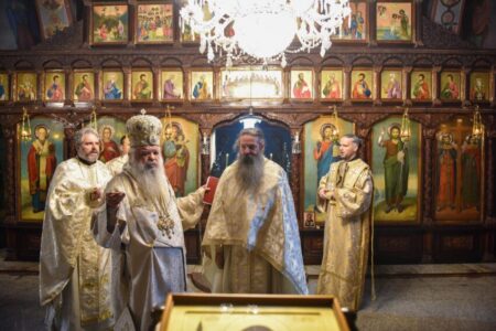 НОВО УНАПРЕДУВАЊЕ ВО РЕДОВИТЕ НА МПЦ-ОА: Архиепископот Стефан го ракопроизведе игуменот Агатон во архимандрит