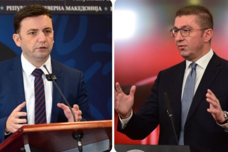 Мицкоски: Бујар Османи закова шајки во плуќата, рацете и нозете на македонскиот идентитет