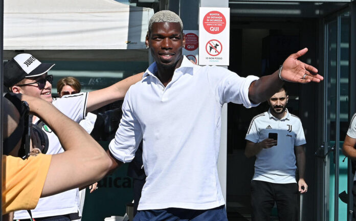 Paul Pogba arrives at Juventus for medical