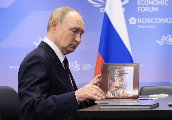 Russian President Putin meets Primorye Territory Governor Kozhemyako at 2025 Eastern Economic Forum (EEF)