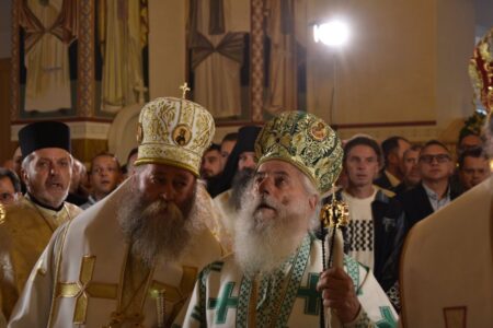 Осветување на црквата „Свети Константин и Елена“