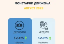 Во август најзастапени потрошувачките и станбените кредити, пад кај автомобилските кредити