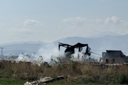 Пожарот во Трубарево е изгаснат