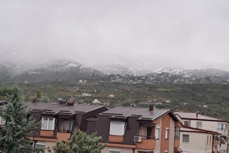 Заснежи и на Водно: Белата покривка стигна до населените места/ФОТО