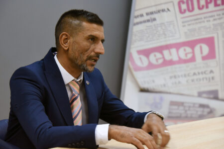 СРЃАН АМЕТ, НАТПАРТИСКИ КАНДИДАТ ЗА ГРАДОНАЧАЛНИК НА ГРАД СКОПЈЕ ПОДДРЖАН ОД УНИЈАТА НА РОМИ:  Градот не треба да се шири хаотично, туку плански – кон источниот и кон југоисточниот дел