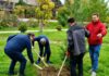 Акција за пошумување во близина на Паркот на шахот