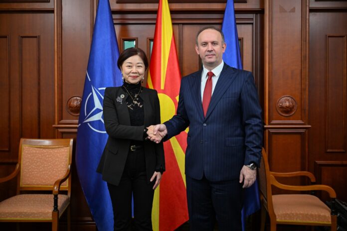 Официјална средба на претседателот на Собранието, Африм Гаши и новата кинеска амбасадорка во земјава, Н. Е. Џианг Сјаојан