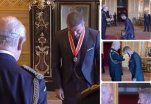 Церемонија во Виндзор: Дејвид Бекам официјално прогласен за витез