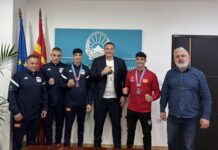 Министерот Борко Ристовски ги пречека македонските боксери по успешниот настап на ЕП