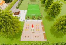 Модерен спортско-рекреативен центар на местото на старото фудбалско игралиште