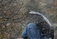 Променливо облачно со повремени врнежни од дожд – од недела снег на планините и пад на температурите