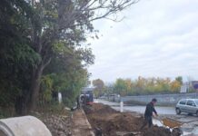 Атмосферска канализација на „коцката“ во Ќерамидница