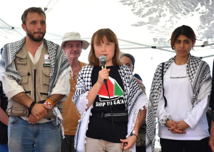 Greta Thunberg joins Freedom Flotilla sailing crew headed to Gaza