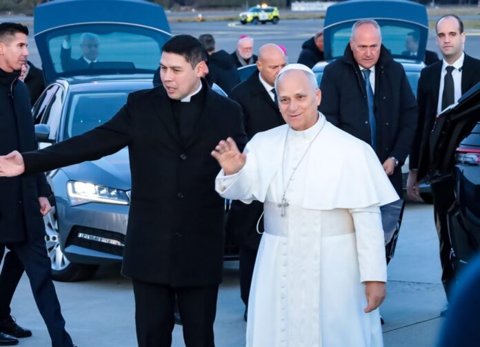 Pope Leo XIV departs for trip to Turkey and Lebanon