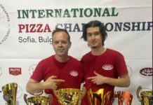 За врвните пица-мајстори од Македонија – шест исклучителни пехари нa Интернационален „Пица-шампионат 2025“, во Бугарија