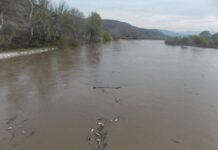 Водостојот стигна до рекордно ниво, но се смири