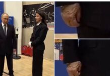 Сите го премотуваат видеото од ракувањето на Путин со Екатерина: Еден алармантен детаљ не останал незабележан од никого