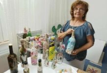 Ленче им дава душа на старите стаклени предмети