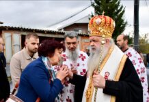 Осветени темелите на новиот храм „Св. Димитриј“, во потстаница Драчево