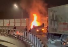 Загина руски крипто-милионер, додека гори неговото „ламборџини“, банкноти летаат по патот/ВИДЕО