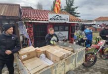 Облека, храна, производи за домаќинството и училиштен прибор за шестчлено семејство во Црквенец