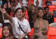 На навивачка и излегоа градите во пренос во живо на ТВ (ВИДЕО)