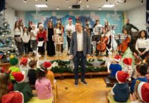 Предновогодишен концерт во градинката „Корчагин“
