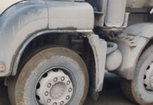 Глоба од 1.300 евра зашто камиони со валкани гуми се вклучувале во сообраќај