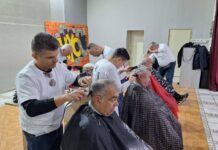 Бесплатно потстрижување на пензионерите и на социјално ранливите лица во Ѓорче Петров