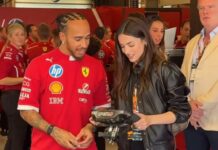 Том Круз е минато: Познатата убавица и возачот на Формула 1 го запалија интернетот со нивниот флерт/ВИДЕО