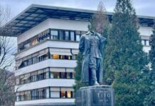 Обезглавен Тито во Велење/ФОТО