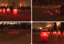 Тага и тишина во Нови Сад: Одбележани 13 месеци од уривањето на натстрешницата на железничката станица/ВИДЕО