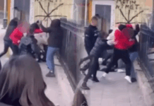 Тепачка во училишен двор во Сарај: Малолетници брутално претепале свои соученици