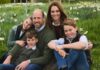 Семејна фотографија што ги стопли срцата на фановите низ светот: Божиќна честитка од Кејт Мидлтон и принцот Вилијам со децата/фото