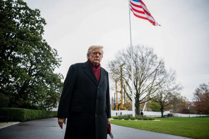 President Trump departs White House for Maryland