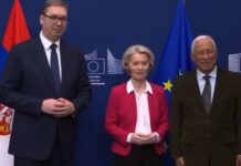 Незгоден момент во Брисел: Вучиќ пред камерите, откри дека добил порака од Москва, фон дер Лајен го прекина/ВИДЕО