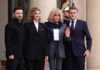 Првите дами заедно со нивните сопрузи за иднината на Украина во Елисејската палата