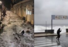 Италија прогласи вонредна состојба поради силна бура: Југот на земјата е уништен, штетата може да биде двојно поголема