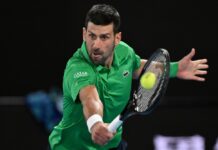 Ѓоковиќ се пласираше во осминафиналето на Австралија опен: Се извини што за малку ќе го удреше девојчето на теренот