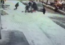 Трагедија во Турција: Снежен нанос падна од покрив и усмрти девојка/Вознемирувачко видео