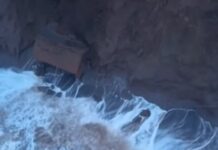 Нуклеарниот бункер од ерата на Студената се урна во морето: Карпата проголта и уништи 70 години историја/ВИДЕО