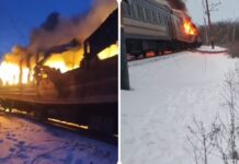 Руски дрон погоди патнички воз во Украина, најмалку четворица мртви/ВИДЕО