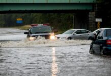 ЦУК: Поради поплави се евакуираат жителите од улицата „Прилепска“ во Кичево, одрони на патните правци Гостивар–Стража и Тетово–Бањиче