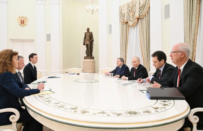 Russian President Putin meets US Special Envoy Witkoff at Kremlin