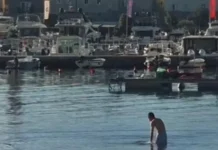 Први јануари со температури под нулата – Црногорци се капат во морето како среде лето/ВИДЕО